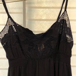 Love Cultur Navy Blue mini strap summer dress